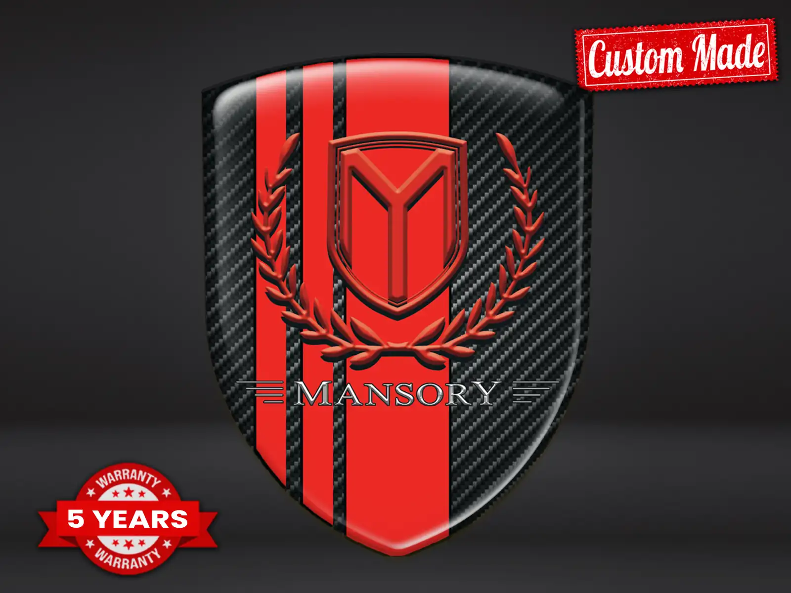 Mansory Logos Auto Haut de Gamme Pro Personnalisables